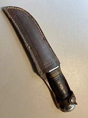 Vintage Antique Kinfolks  Skinner  Hunting Knife And Original Sheath • $89.95