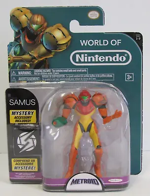 World Of Nintendo Samus Metroid Action Figure JAKKS Pacific NEW  BT013 • $29.95