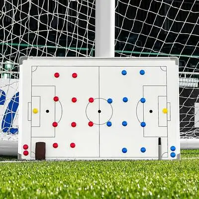 Football Soccer Coaching Board With 27 Buttons Strategy Tactical Magnetic Board • $23