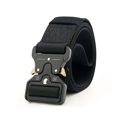 MEN Casual Military Tactical Army Adjustable Quick Release Belts Pants Waistband • $6.95