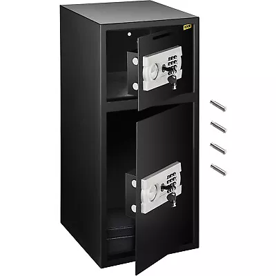 Security Safe Deposit Drop Box Double Doors Front Load Depository NEWEST PRO • $129.99