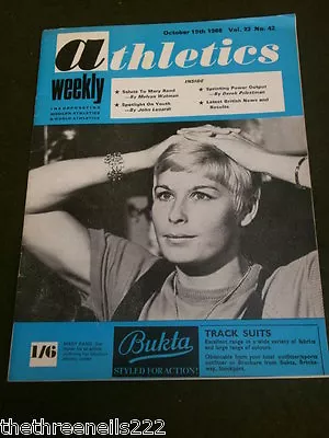 £8.99 • Buy Athletics Weekly - Mary Rand - Oct 19 1968