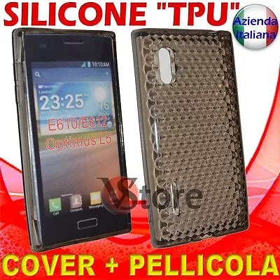Cover Case For LG L5 Optimus E610 Black Gel Silicone TPU Case • £3.36