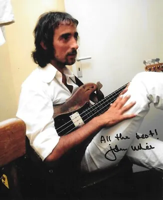 * JOHN MCVIE * Signed 8x10 Photo * FLEETWOOD MAC * BASSIST * COA * 7 • $200