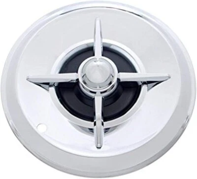 $199 • Buy United Pacific C5031 Chrome Lancer Hub Cap Set 14  Black Powder Coated Insert