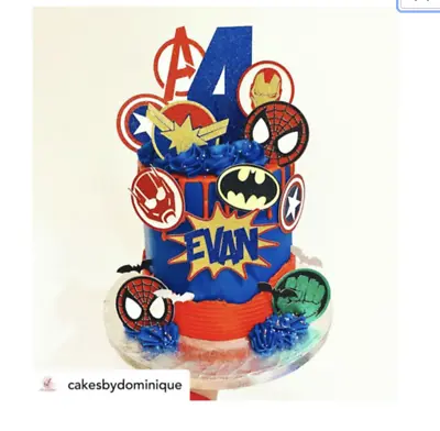 Superhero Cake Topper Bundle • £9.99