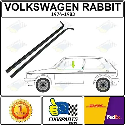 Volkswagen Golf Rabbit 1974-1983 MK1 3-door Window Scraper Seal Set 2 Pieces • $40.70
