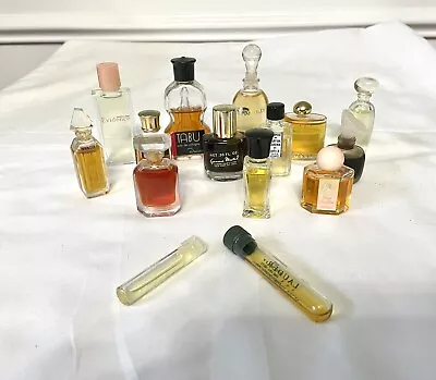 🔥Lot Of 15 Mini Assorted Designer Brands. Vintage Givenchy YSL Estée Lauder • $10