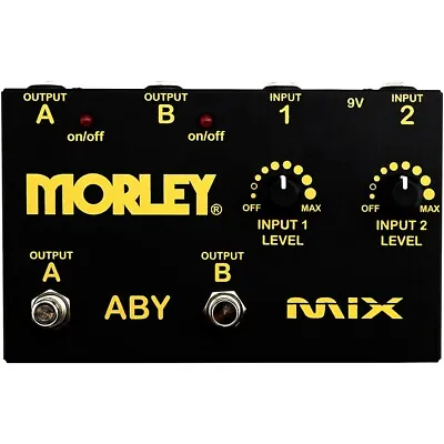 Morley Gold Series ABY MIX Switcher Black • $119