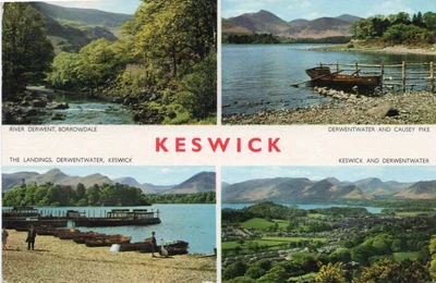 £0.65 • Buy POSTCARD MULTIVIEW By JARROLD & SONS Of KESWICK POSTED CLECKHEATON 1953 SEE SCAN
