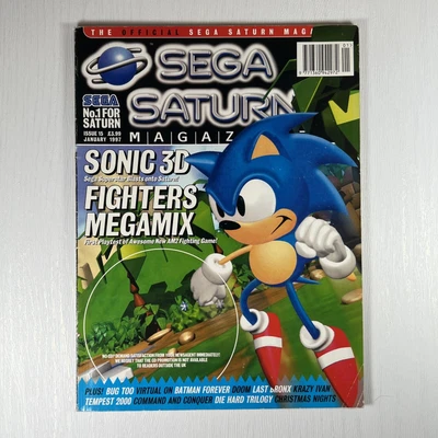 £11.60 • Buy Official Sega Saturn Magazine - Issue # 15 JANUARY 1997 SONIC 3D - VTG - NIGHTS