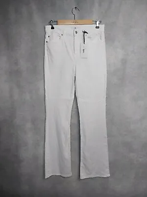 7 For All Mankind Jeans W30 L34. White Flares With Some Stretch New W Tags Lisha • £28