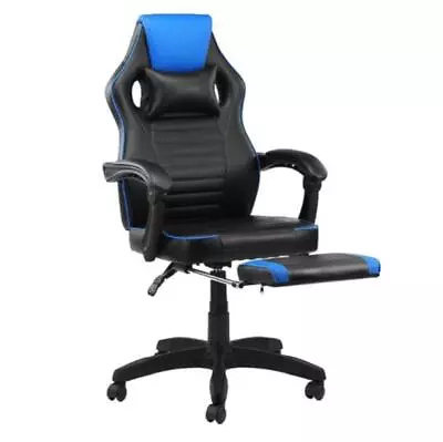 Gaming Chair Office Executive Computer Seat Racing Chairs Footrest Recliner • $109