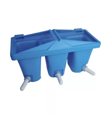 3 Bucket Hook On Calf Milk Feeder - Including White Teats - 15 Litre Capacity • £94.99