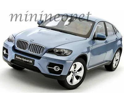 Kyosho 08763bw Bmw X6 Active Hybrid Suv 1/18 Diecast Light Blue • $104.70