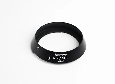 MAMIYA Lens Hood Shade N 80mm F/4 L For Mamiya 7 Mamiya 7II Excellent Condition • $199