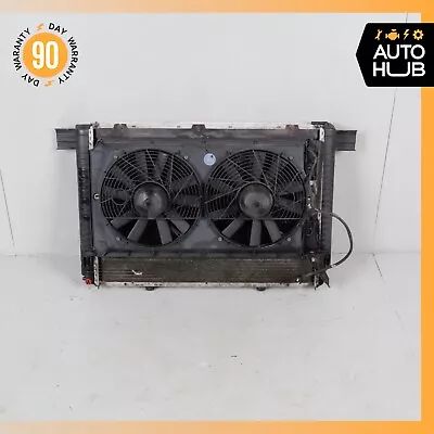 90-91 Mercedes R129 500SL Engine Water Cooling A/C Condenser Radiator W/ Fan OEM • $327.85