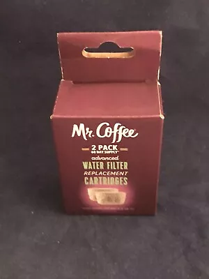 Mr. Coffee Advanced Water Filter Replacement Cartridges 2 Pack 60 Day Supply • $14.99