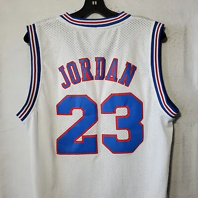 Michael Jordan Jersey Men’s Large White Tune Squad #23 Space Jam 1996 VTG • $99.97