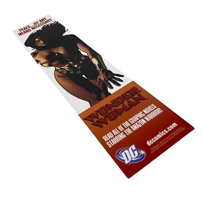 2006 WONDER WOMAN BOOKMARK Peace By Any Means Necessary Graphic Novels DC Comics • $4.99