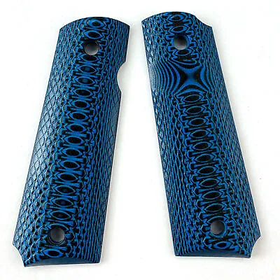 2pcs G10 Knife Handles Patch Textured Material DIY Scales Blanks For 1911 Grips • $14.99