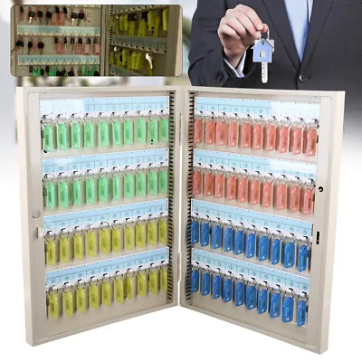 80 Key Lock Box Storage Safe Cabinet Wall Mount Organizer Holder Car Dealers NEW • $70