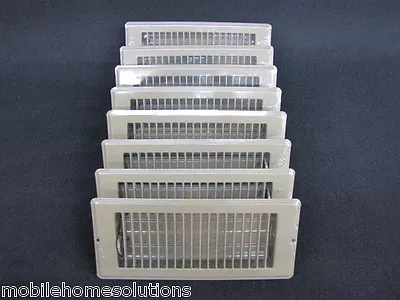 Mobile Home RV Parts. Floor Register 4  X 10 . Brown Metal Floor Vent.  Lot Of 8 • $68.88