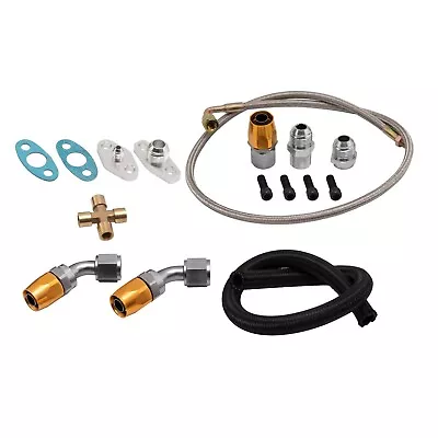 Turbo Oil Feed + Return Line Hose Kit For Ford Territory SX SY GT35 GT3582 3076 • $70.55