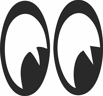 New Moon Eyes  Vinyl  Car Decal Window Pick The Size & Color Eyeball Eye  • $10