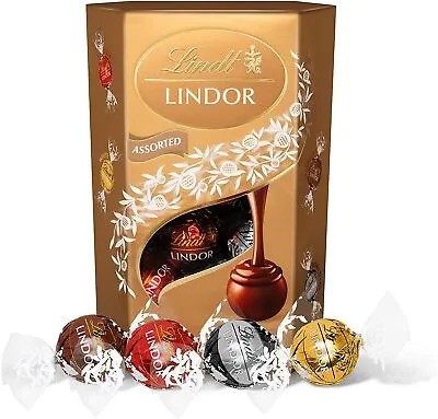 Lindt Lindor Truffles Chocolate Box 200g All Flavour Christmas Gift 16 Balls Set • £6.99