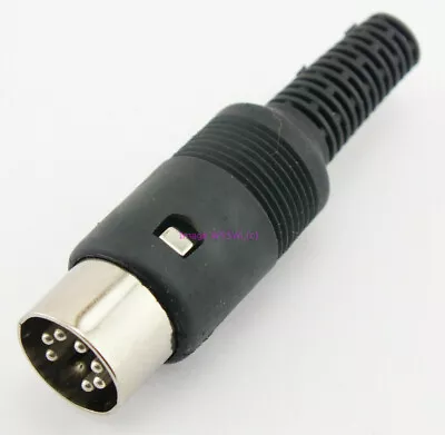 Microphone Mic Plug 7 Pin DIN Male By W5SWL • $5.39