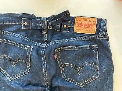 Vintage LEVIS 902 Jeans Mens Cinch Buckle W34 L32 • £0.99