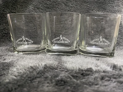 $39.99 • Buy Johnnie Walker Scotch 3 X Spirit Tumbler Glasses 280mL 1820