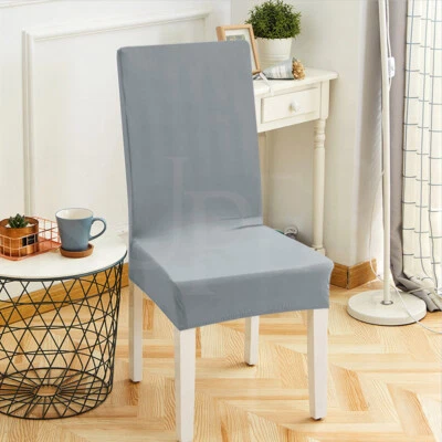 $6.99 • Buy Stretch Dining Chair Covers Slipcover Spandex Wedding Cover 1/4/6/8PCs Removable