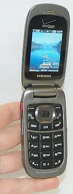 Samsung SCH-U660 Convoy 2 GRAY Verizon Wireless Flip Phone Rugged 3G Grade C • $13.82