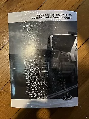 2023 FORD SUPER DUTY F250 F350 F450 F550 DIESEL Supplemental Manual Guide OEM • $39.99