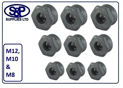 £228.83 • Buy 8mm 10mm 12mm Galv Shear Nut Security Nut Tamper Resistant Snap Off Palisade Nut