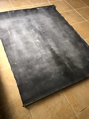 Canvas Backdrop DARK GREY Hand Painted Photography Background (6 X 4.7 Feet) • £210