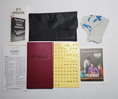 Scrabble Vintage 1978 Crossword Game Pocket Edition Travel Complete Unpunched  • $24.99
