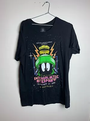 Looney Tunes & Merrie Melodies Series Marvin The Martian Black Large T-Shirt • $53.43