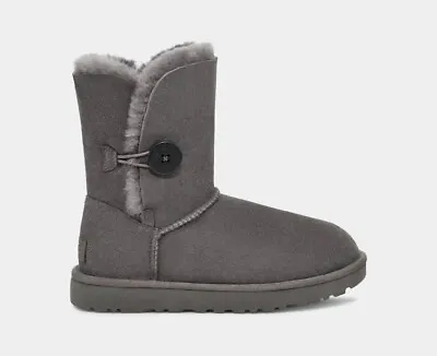 UGG Bailey Button II 1016226 Women's Grey Mid Top Boots Size 6 Grey • $120