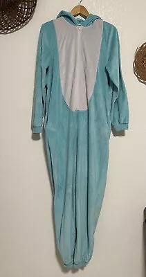 H&M Divided Unicorn Hooded Sleep One Piece Pajamas PJ Adult Unisex Size XS/S • $25.99