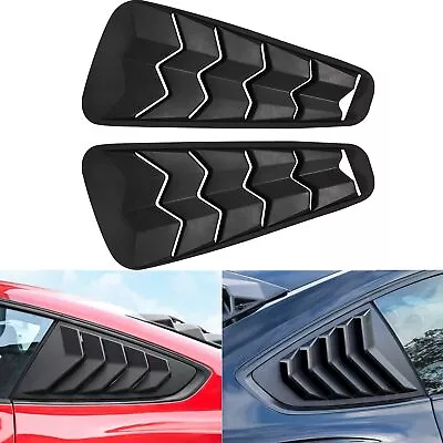 Quarter Side Window Louvers Sun Shade Cover For Ford Mustang 2005-2014 2Pcs/Set  • $37.99