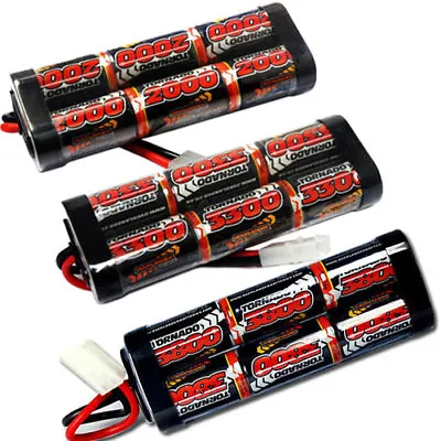 Overlander 7.2v NiMH RC Battery Pack Stick 2000mAh 3300mAh 3800mAh - Choose • £12.75