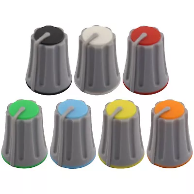 D180 12x15 Grey Body Plastic Mixer Control Knob - 6mm D-Shaft Hole Push Fit • £2.37