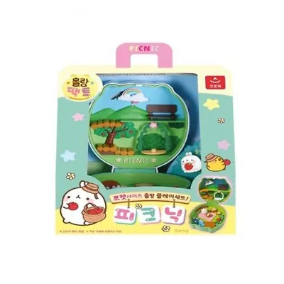 Molang Picnic Figure Pact Toy Role Play Set • $44