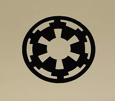 Imperial Logo Vinyl Decal Sticker Star Wars BLACK 1/2  • $1.50