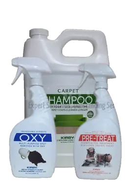 £66.99 • Buy Value Pack 4: Genuine Kirby Shampoo, Spot Remover With Oxy And Heavy Traffic