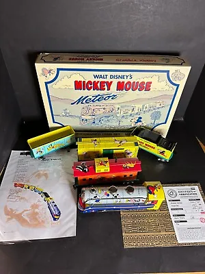 Marx  Mickey Mouse Meteor Train # 10934wd 5 Piece Set Limited Edition New • $1248