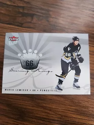 2005-06 Fleer Ultra Scoring Kings #1 Mario Lemieux Penguins HOF **Insert** • $1